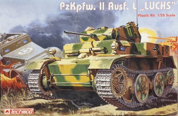 4 Techmod 3004 Pz.Kfw. II Ausf. L "Luchs" 1/35