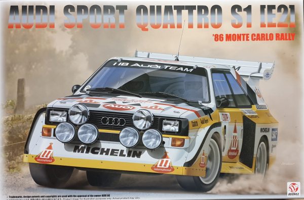 Beemax BX24035 Audi Sport Quattro S1 (E2) '86 Monte Carlo Rally 1/24