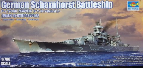 Trumpeter 06737 German Scharnhorst Battleship 1/700 - Dutchmodelshop.nl