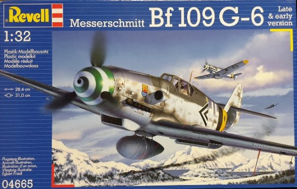 2 Revell 04665 Messerschmitt Bf109 G-6 Late & Early Version 1/32