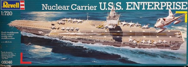 Revell 05046 Nuclear Carrier U.S.S. Enterprise 1/720