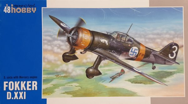 Special Hobby SH 48078 Fokker D.XXI 3. Sarja with Mercury Engine 1/48