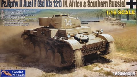 Gecko Models 16GM0009 Pz.Kpfw II Ausf. F (Sd.Kfz. 121) N.Africa ...