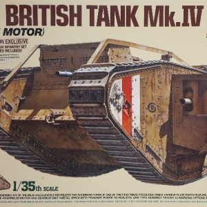 Tamiya 30057 WWI British Tank Mk.IV Male (w/Single Motor) 1/35