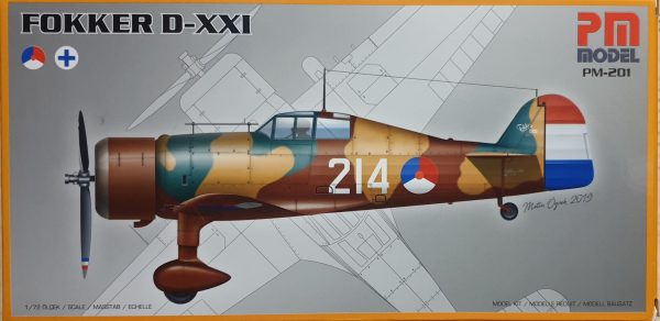 PM Model  PM-201 Fokker D-XXI 1/72