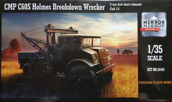 Mirror Models no. 35164 CMP C60S Holmes Breakdown Wrecker 3 ton 4X4 Short Chassis Cab 13 1/35