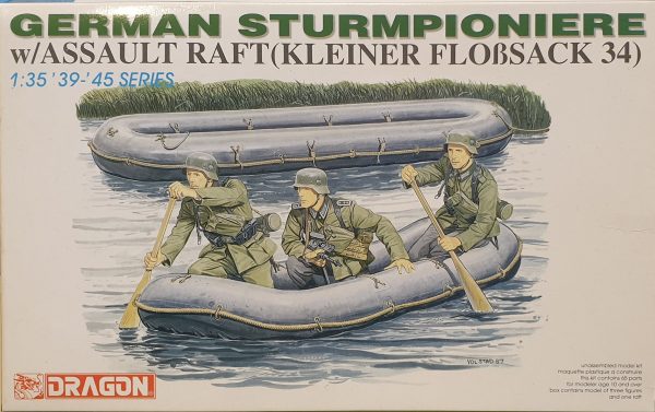 Dragon 6076 German Sturmpioniere w/Assault Raft (Kleiner Flosssack 34)  1/35