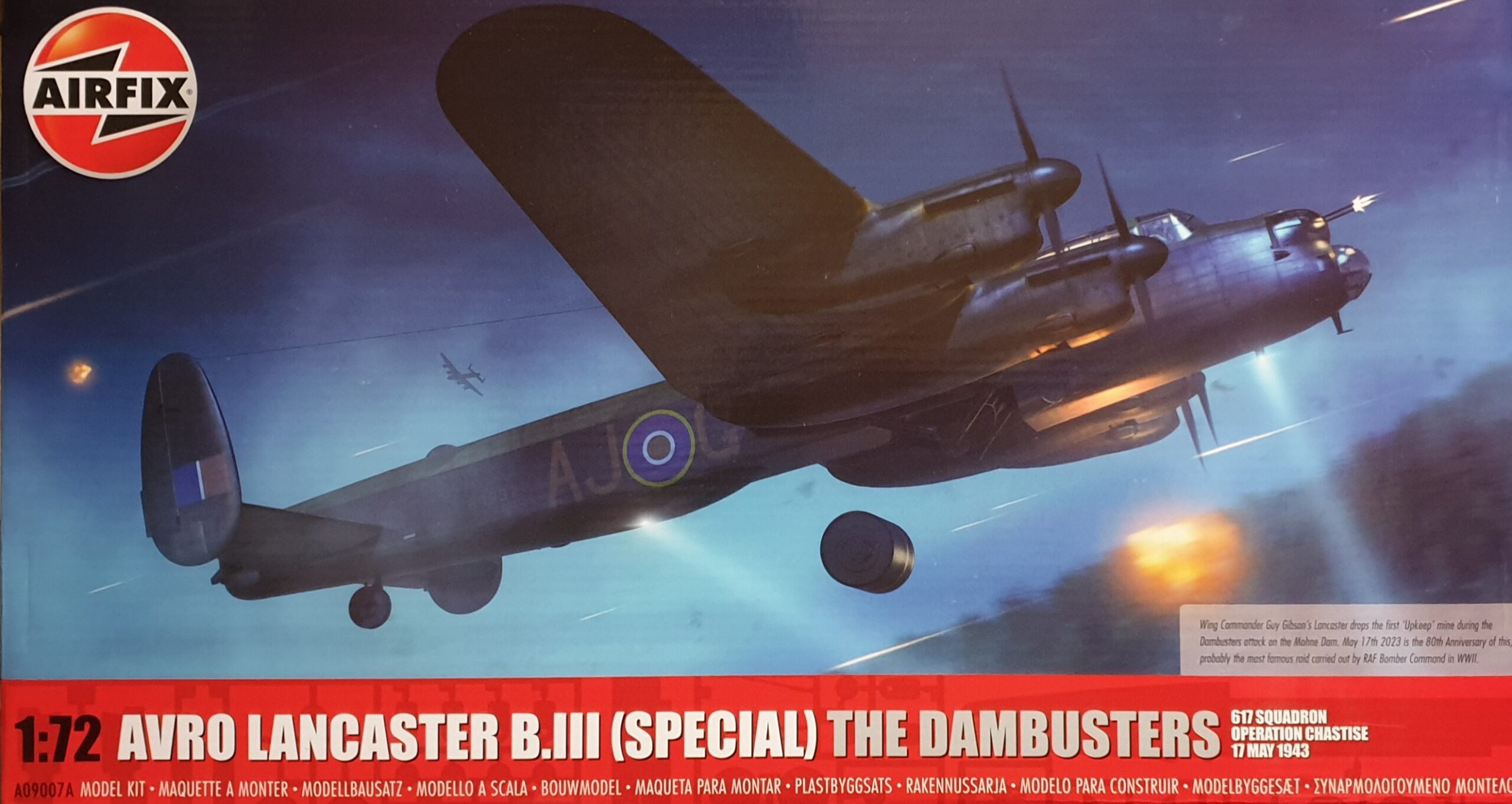 Airfix A09007A AVRO Lancaster B.III (Special) The Dambusters 617 ...