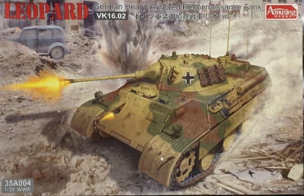 Amusing Hobby 35A004 Leopard German Heavy Armored Reconnaissance Tank VK16.02 1/35