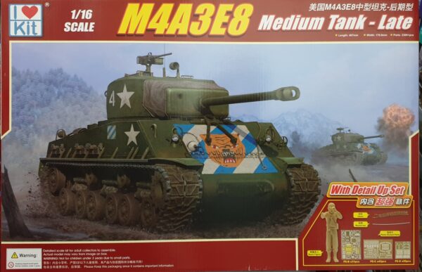 I Love Kit 61620 M4A3E8 Sherman Medium Tank - Late 1/16