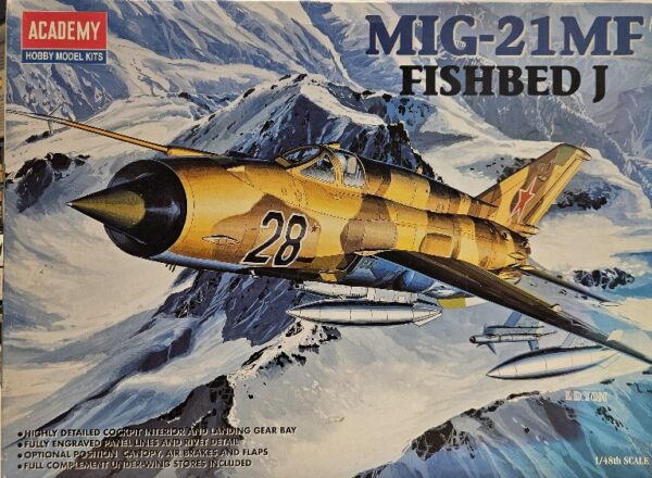 Academy 2171 MIG-21 MF Fishbed J 1/48