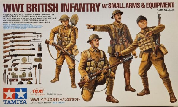 Tamiya 32409 WWI British Infantry w/Small Arms & Equipment 1/35