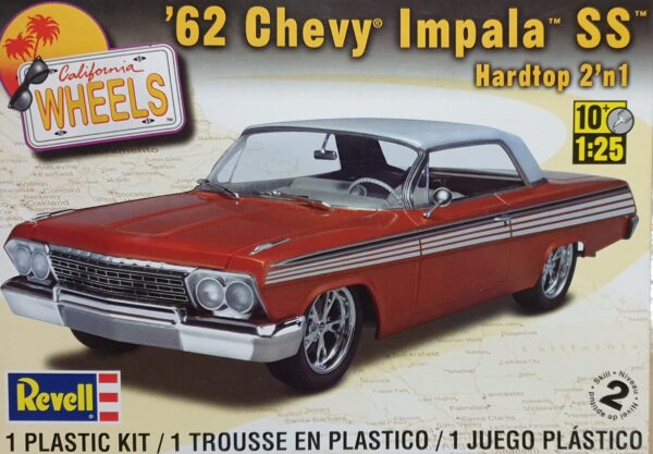 Revell 85-4281 '62 Chevy Impala SS Hardtop 2'n1 1/25