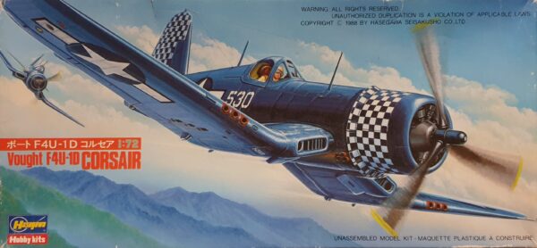 Hasegawa 511-500 Vought F4U-1D Corsair 1/72