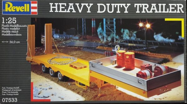 Revell 07533 Heavy Duty Trailer 1/25