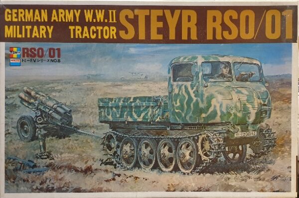 3 Tomy Peerless  3508 German Army W.W.II Steyr RSO/01 Military Tractor 1/35