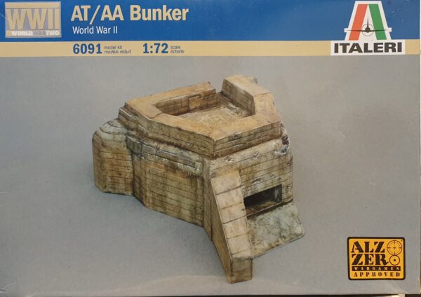 2 Italeri 6091 AT / AA Bunker World War II 1/72