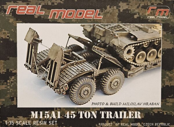 Real Model  M15A1 45 ton Trailer conversion set 1/35