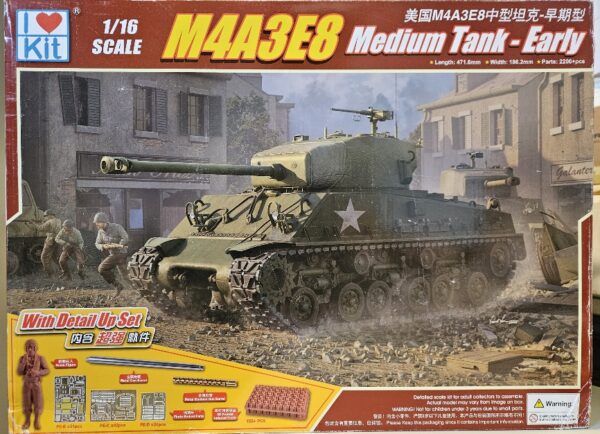 I Love Kit 61619 M4A3E8 Sherman Medium Tank - Early 1/16