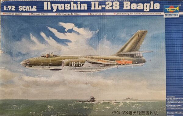 Trumpeter 01604 Ilyushin IL-28 Beagle 2 stuks in de doos 1/72