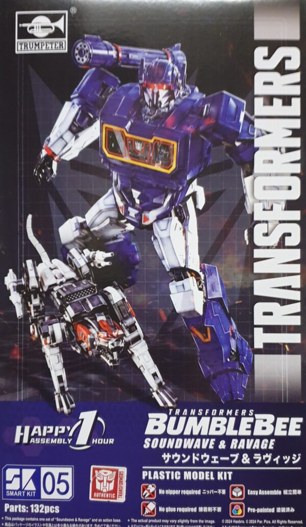 Trumpeter 03112 Transformers BumbleBee Soundwave & Ravage