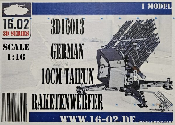 16.02  VK3D16013 German 10cm Taifun Raketenwerfer Resin print parts 1/16