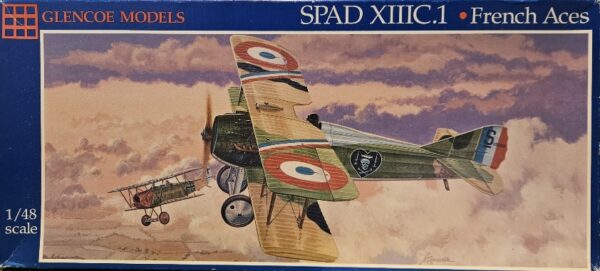 2 Glencoe Models 05118 Spad XIIIC.1 French Aces 2 kits in de doos 1/48