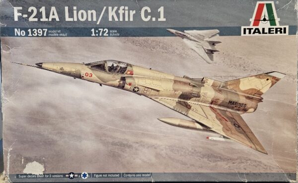 1 Italeri 1397 F-21A Lion / Kfir C.1 1/72