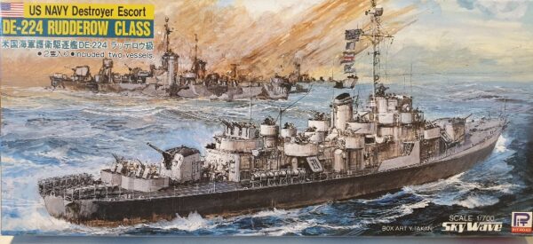 SkyWave / Pit-Road W18 US Navy Destroyer Escort DE-224 Rudderow Class 1/700