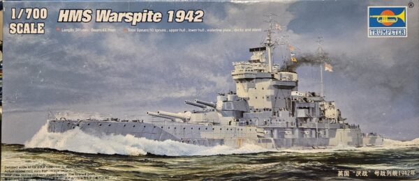 Trumpeter 05795 HMS Warspite 1942 1/700