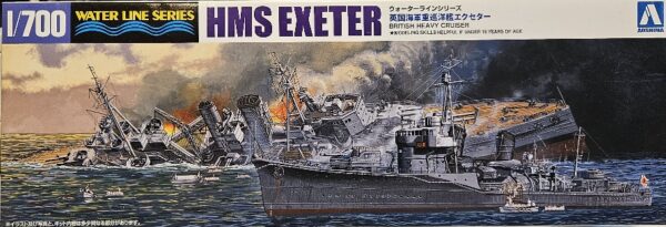 Aoshima 052709 HMS Exeter 1/700