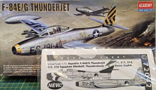 Academy 1617 F-84E/G Thunderjet + KLU decals 1/72