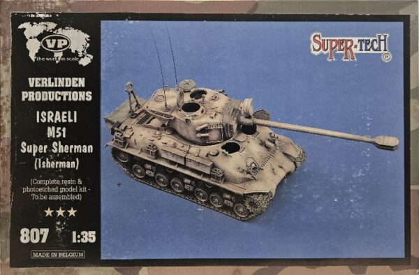 Verlinden Productions 807 Israeli M51 Super Sherman (Isherman) Complete Resin Kit 1/35