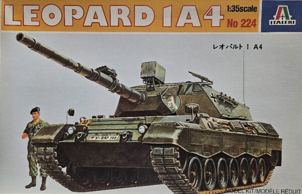 Italeri 224 Leopard 1 A4 Modern German Standard Tank 1/35