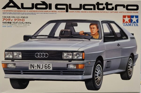 03 Tamiya 24031 Audi Quattro w/Driver Figure 1/24