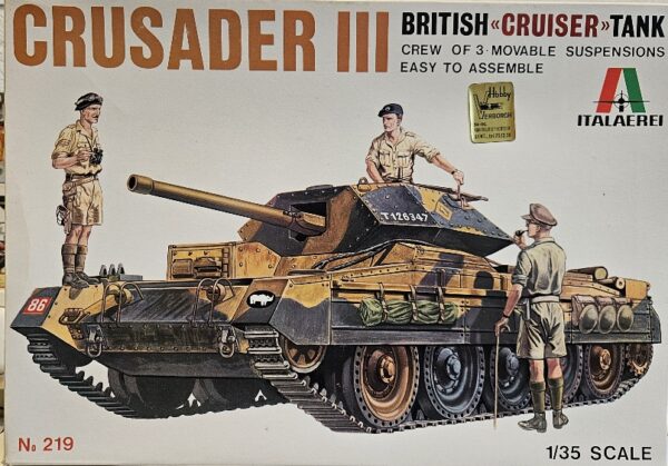 5 Italeri 219 Crusader III British Cruiser Tank 1/35