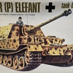 3 Italeri 211 German Tank Hunter Tiger (p) Elefant 1/35