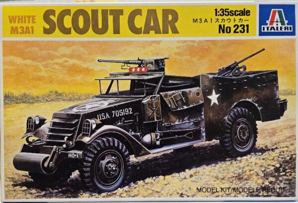 Italeri 231 White M3A1 Scout Car 1/35