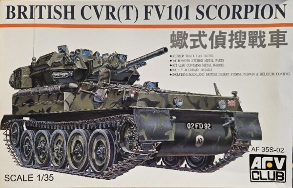 AFV Club AF 35S-02 British CVR (T) FV101 Scorpion 1/35