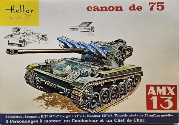 Heller 784 AMX 13 Canon de 75 1/35
