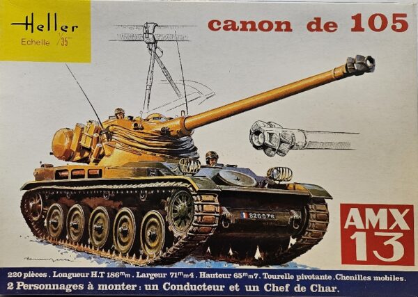 Heller L 781 AMX 13 Canon de 105 1/35