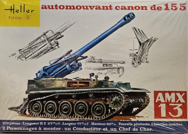 Heller L 782 AMX 13 Automouvant Canon de 155 1/35