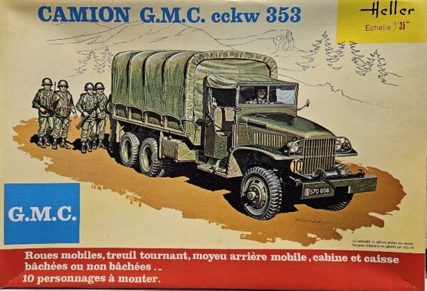 Heller 809 Camion G.M.C. cckw 353 1/35
