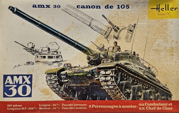 Heller 810 AMX 30 Canon de 105 1/35