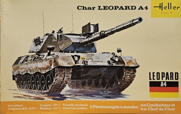Heller 823 Char Leopard A4 1/35