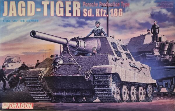 Dragon 6051 Jagd-Tiger Porsche Production Type Sd.Kfz. 186 1/35