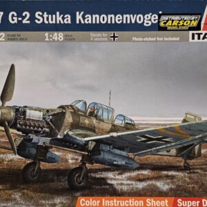 Italeri 2722 Ju 87 G-2 Stuka Kanonenvogel 1/48