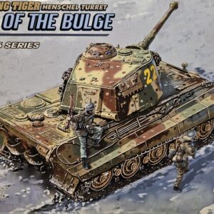 Dragon 6254 Sd.Kfz. 182 King Tiger Henschel Turret Battle of the Bulge sPzABt 501 + 8 Fallschirmjäger 1/35