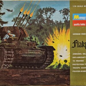 4 Monogram PM233 German WWII Tank Flakpanzer 1/32