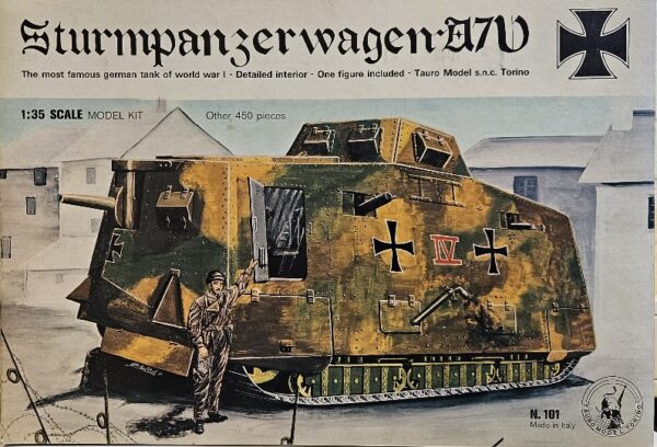 3 Tauro Model no. 101 Sturmpanzerwagen A7V  1/35
